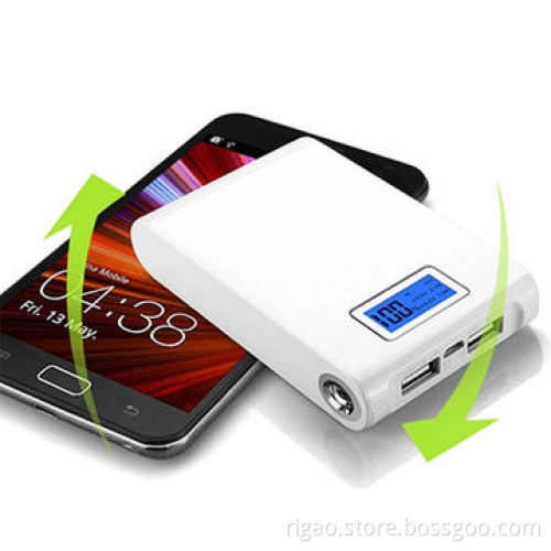 Dual USB LED Screen Strong Light Power Bank for Smartphone and Laptop